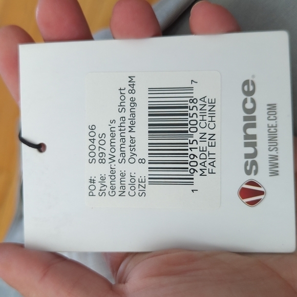 NWT sun ice gray shorts - Picture 6 of 6